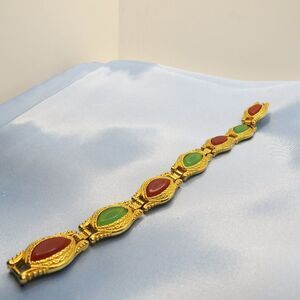 14k Jade Vintage Bracelet